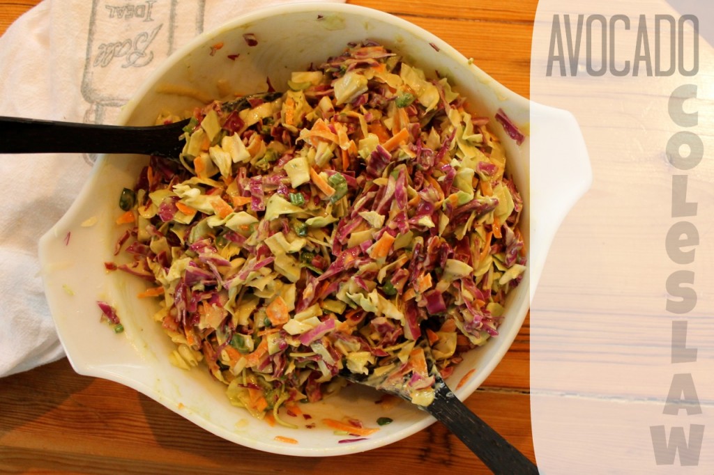 Simple Avocado Coleslaw Recipe